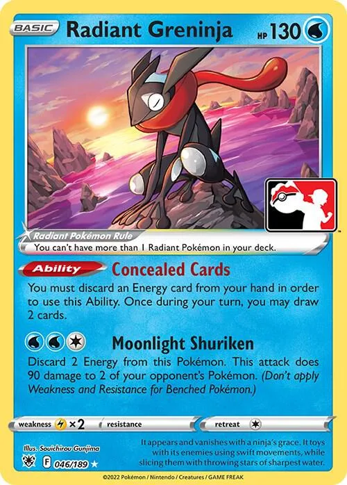 Radiant Greninja card front
