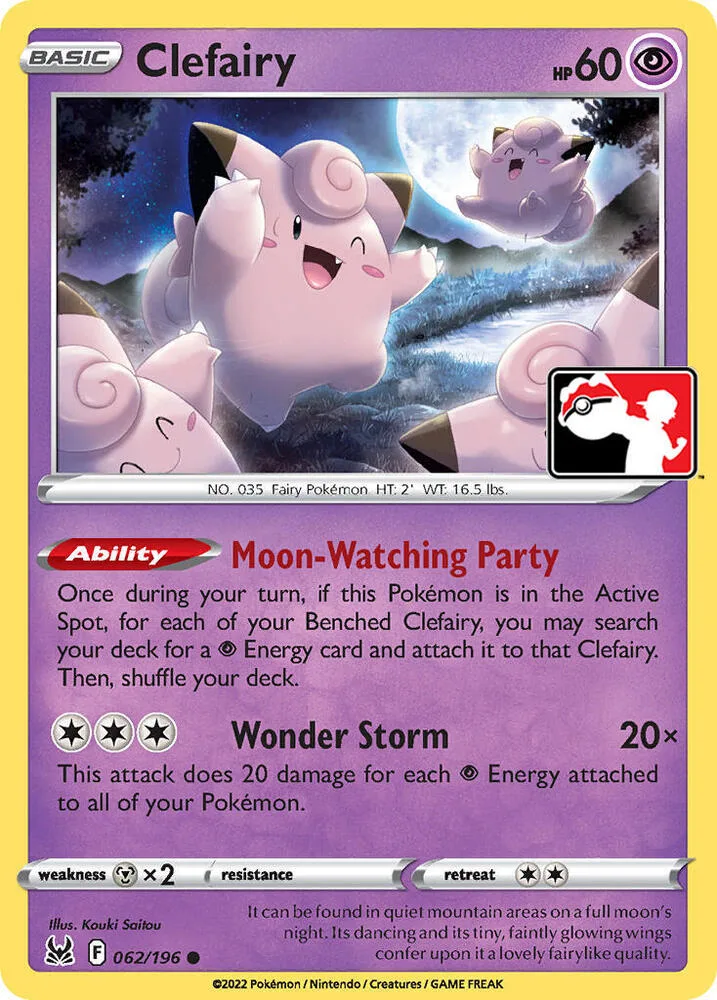Clefairy card front