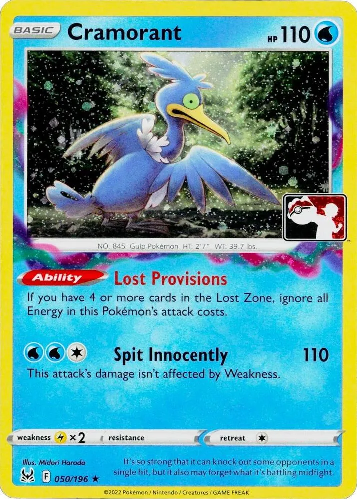 Cramorant (Cosmos Holo) card front