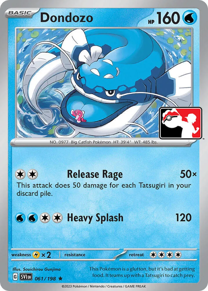 Dondozo card front