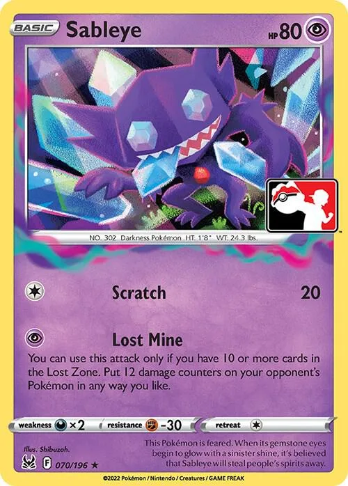 Sableye card front