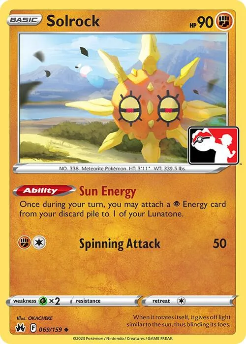 Solrock card front