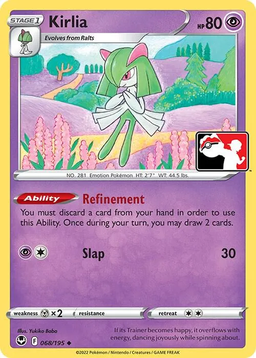 Kirlia card front