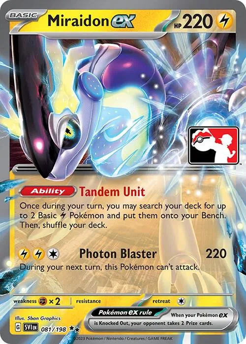 Miraidon ex card front