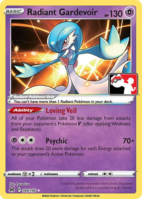 Radiant Gardevoir card front