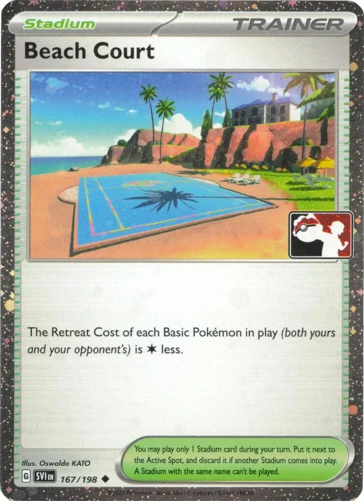 Beach Court (Cosmos Holo) thumbnail