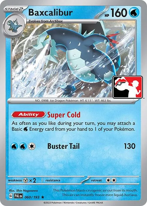 Baxcalibur card front
