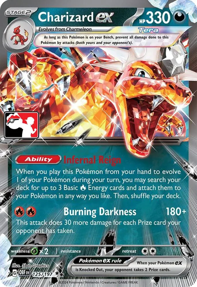 Charizard ex card front