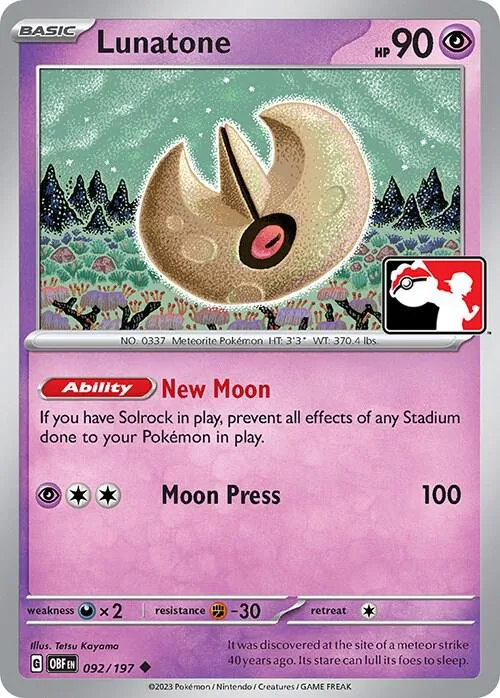 Lunatone card front