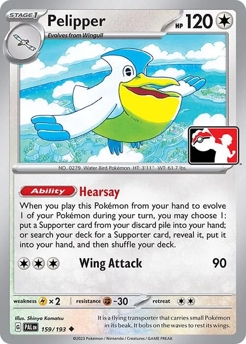 Pelipper card front