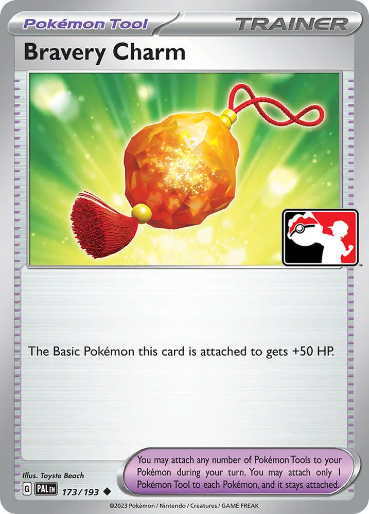 Bravery Charm card front