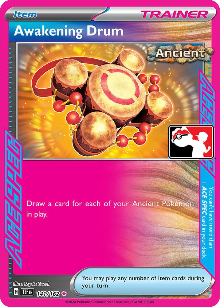 Awakening Drum card front