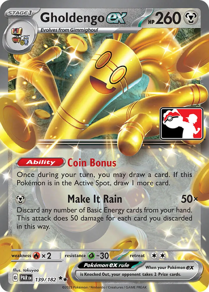 Gholdengo ex card front