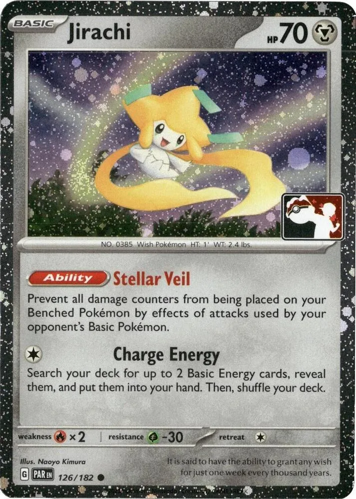 Jirachi (Cosmos Holo) card front