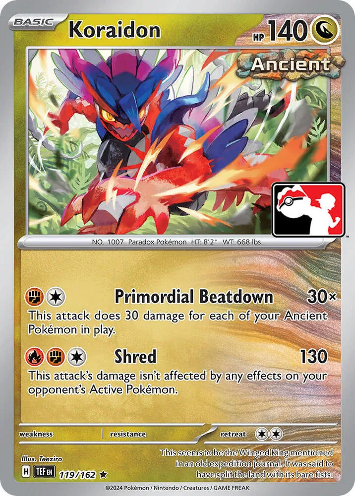Koraidon card front