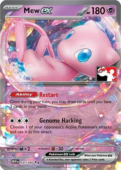 Mew ex card front