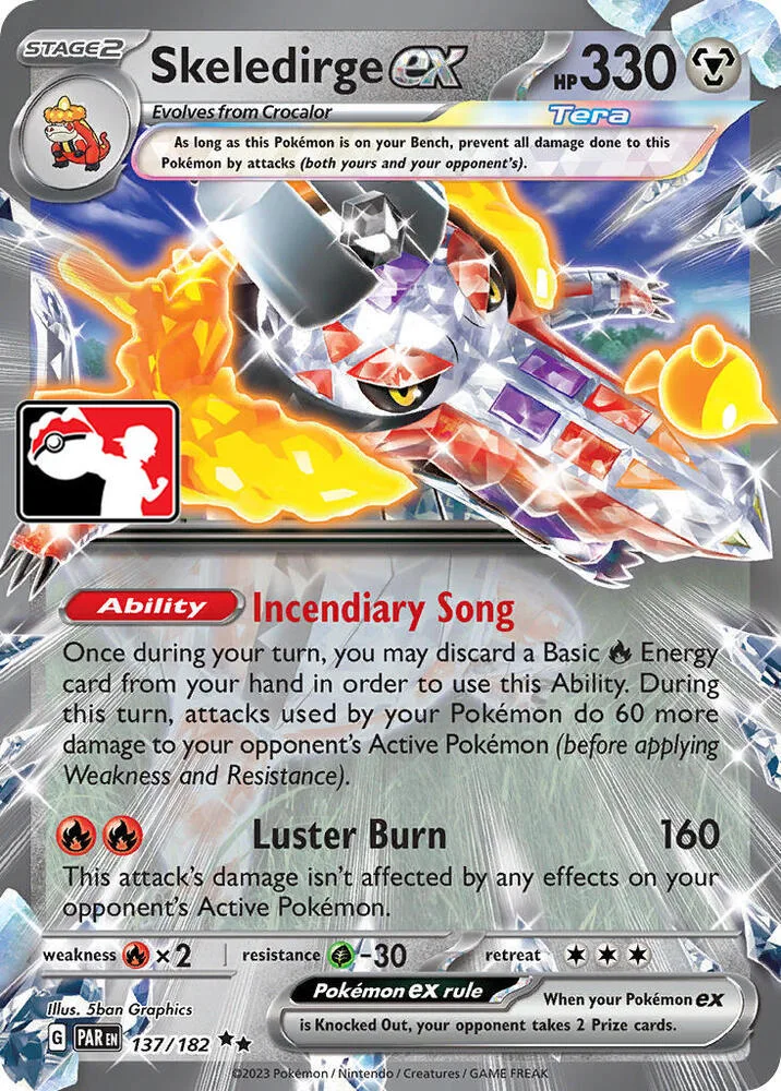 Skeledirge ex card front