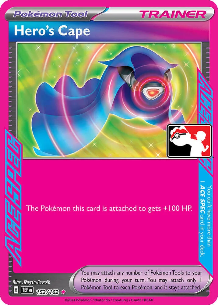 Hero's Cape card front