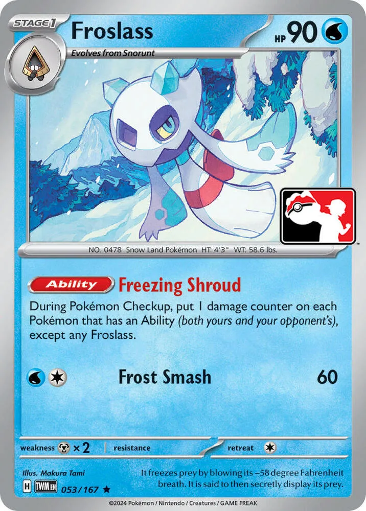 Froslass card front