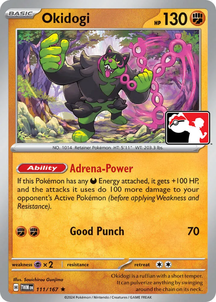 Okidogi card front