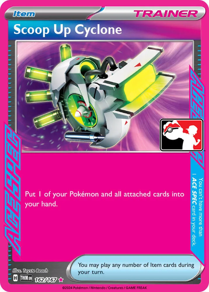 Scoop Up Cyclone Holofoil card