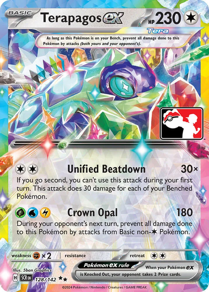 Terapagos ex (Prize Pack Series 6) card front