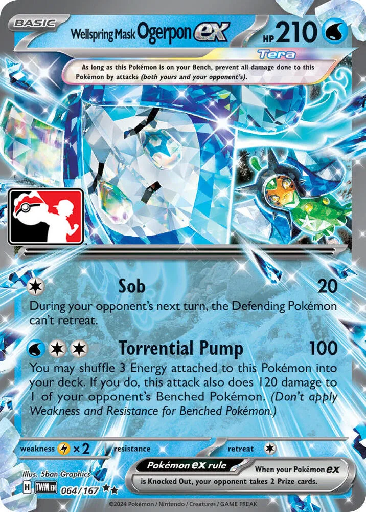 Wellspring Mask Ogerpon ex card front