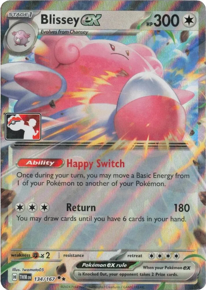 Blissey ex card front