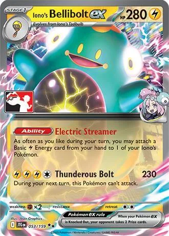 Iono's Bellibolt ex card front