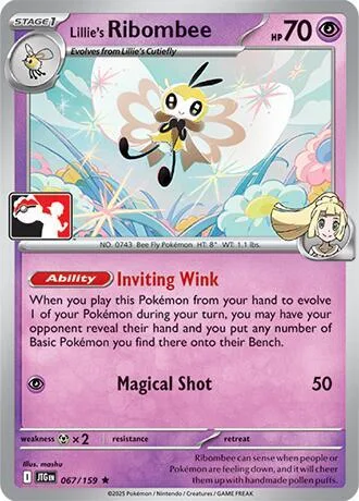 Lillie's Ribombee card front