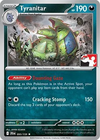 Tyranitar card front