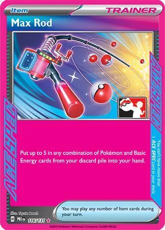 Max Rod card front