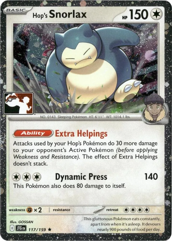 Hop's Snorlax (Cosmos Holo) thumbnail