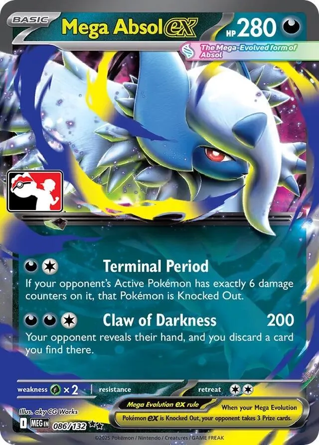 Mega Absol ex card front