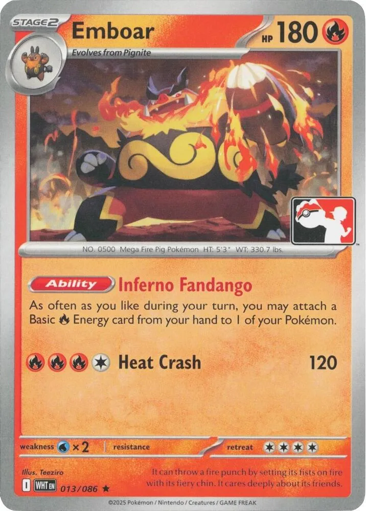 Emboar card front