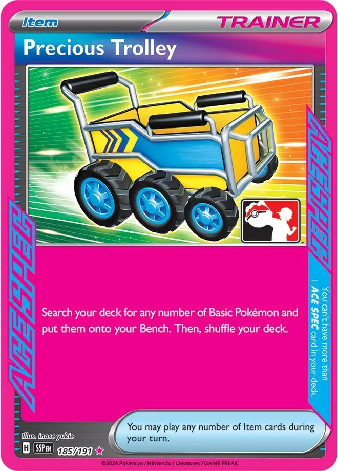 Precious Trolley Holofoil card