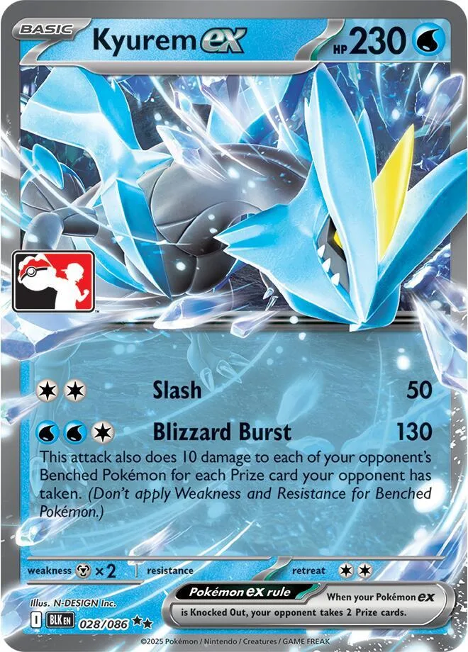 Kyurem ex card front