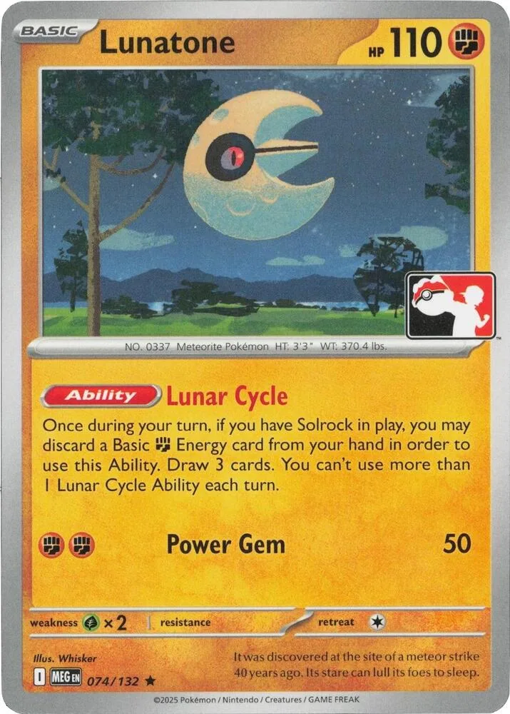 Lunatone card front
