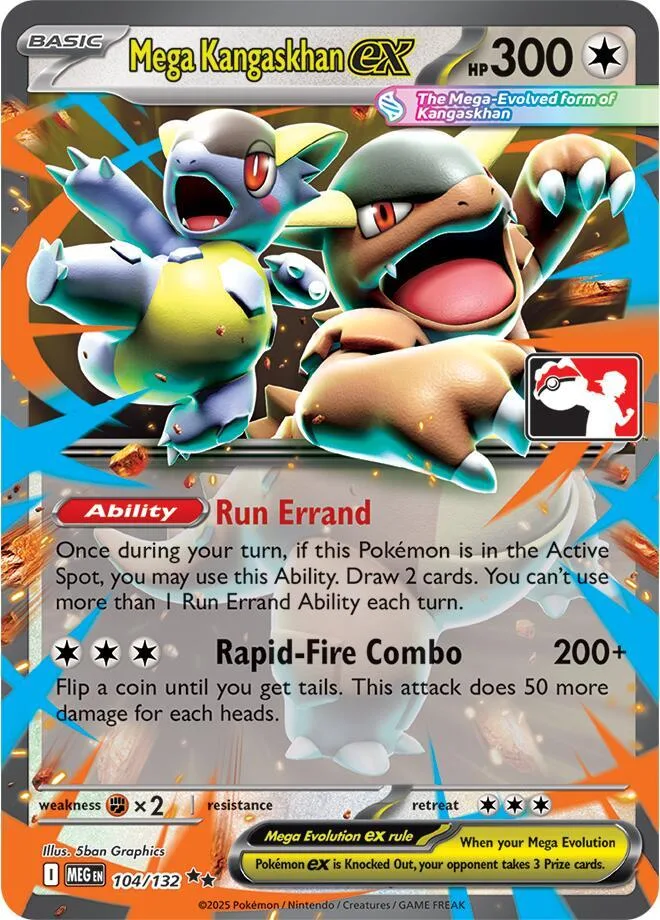 Mega Kangaskhan ex card front