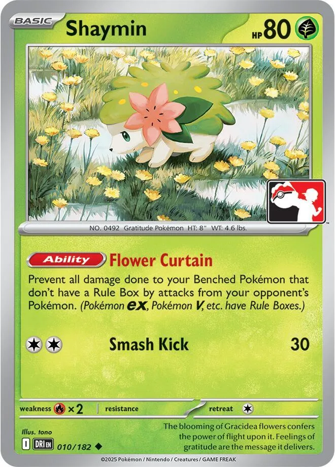 Shaymin card front
