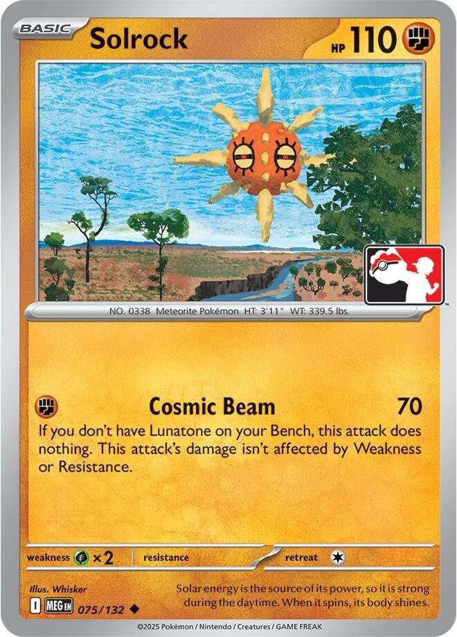 Solrock card front
