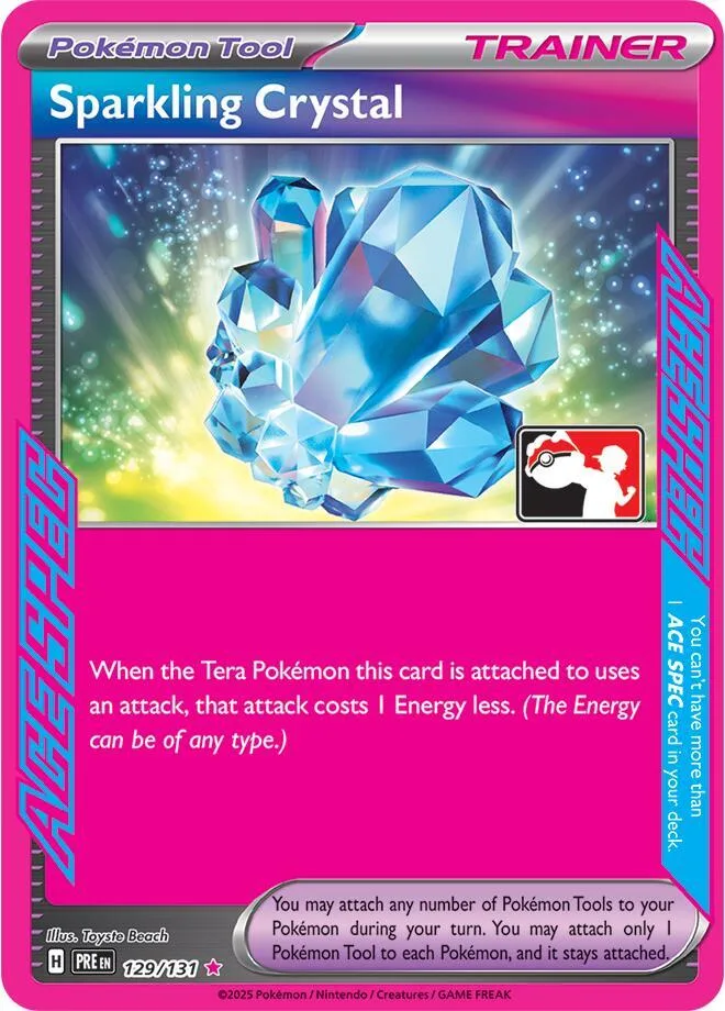 Sparkling Crystal Holofoil card
