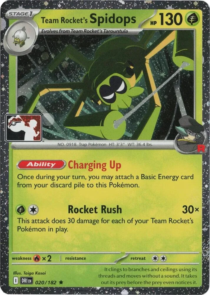 Team Rocket's Spidops (Cosmos Holo) thumbnail