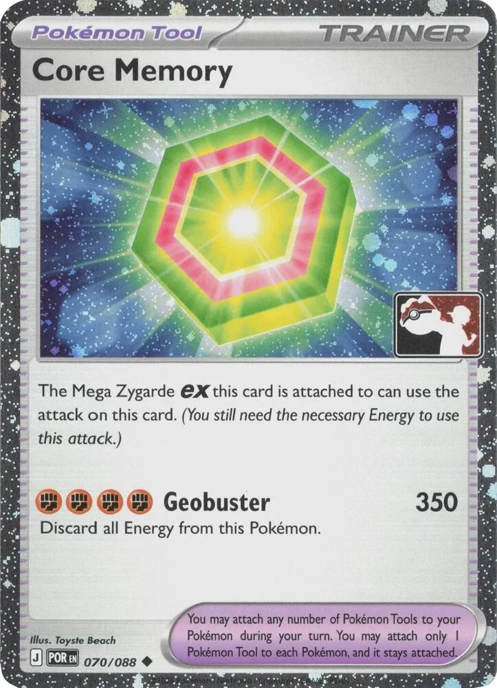 Core Memory (Cosmos Holo) card front