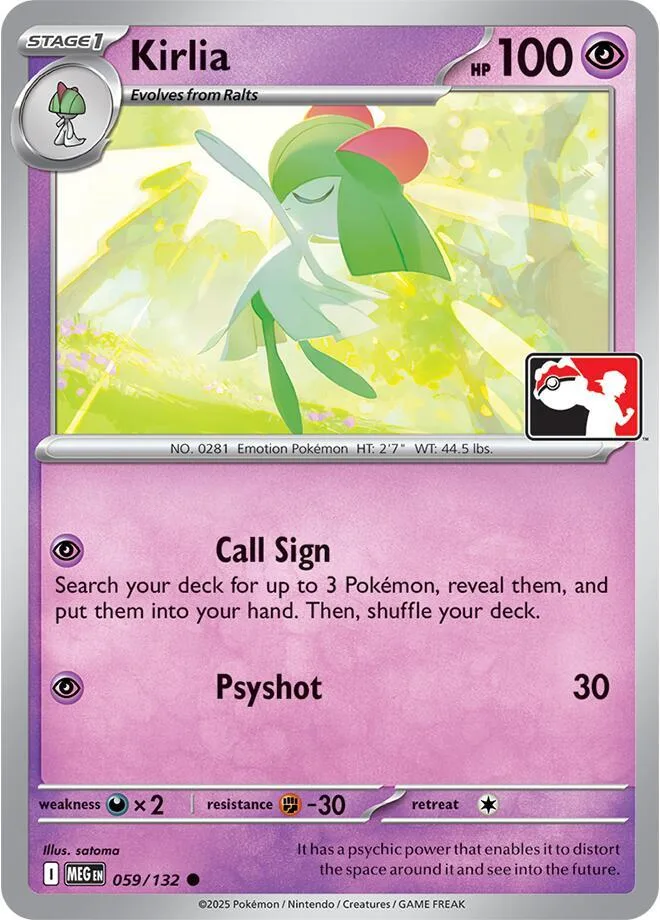 Kirlia card front