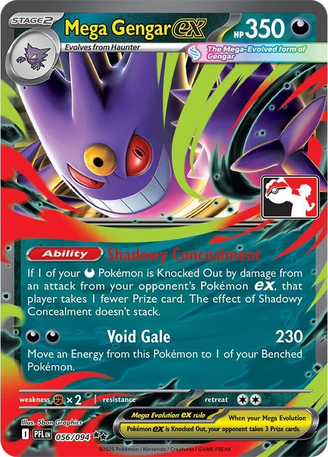 Mega Gengar ex card front