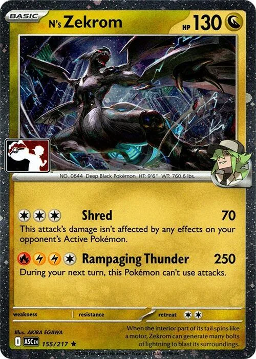 N's Zekrom (Cosmos Holo) thumbnail