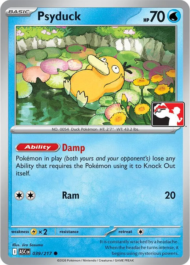 Psyduck card front
