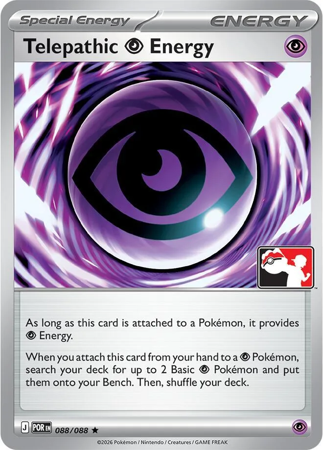 Telepathic Psychic Energy card front
