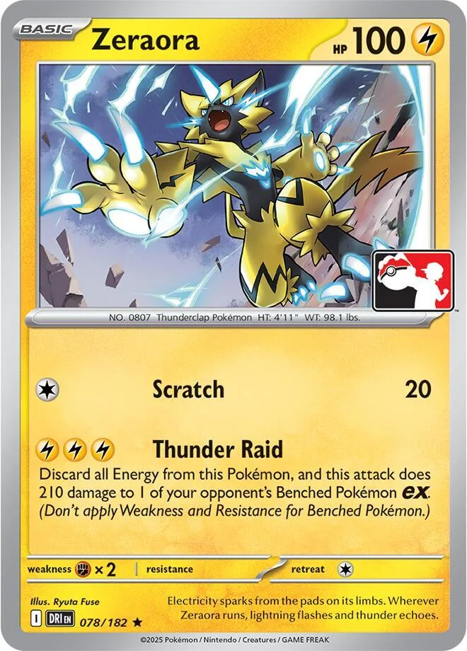 Zeraora card front